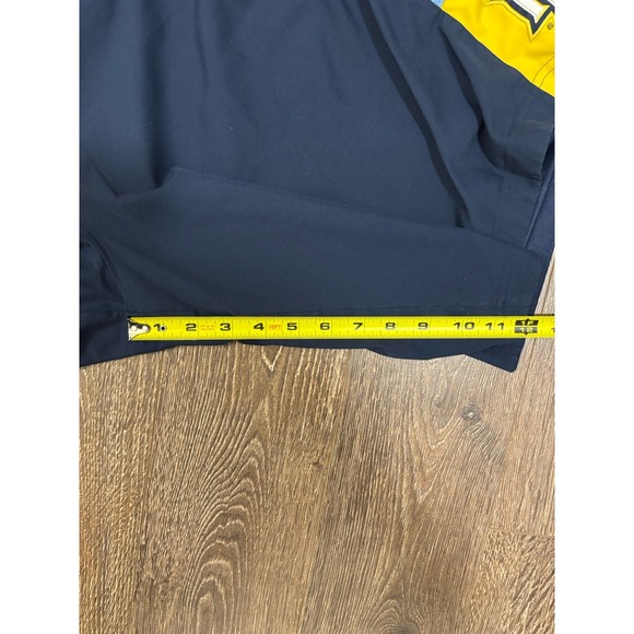 Jordan Navy Shorts with Yellow and Blue Stripes - Marquette University - Picture 6 of 6